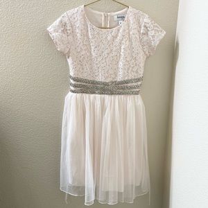Speechless Girls Beaded Tulle Dress